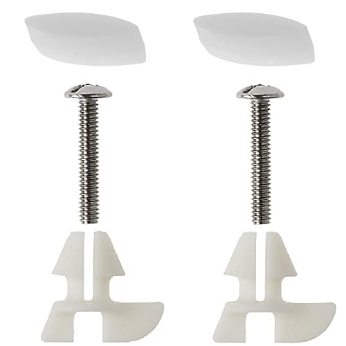 Kohler 1236365 Toilet Seat Hardware Kit Bumpers, Mounting Nuts and