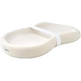 Keekaroo Peanut Changer Baby Vanilla &ndash; The Original - Easy-to-Clean Changing pad and The only Shell Over Foam, Fully Water Repellant, Wipeable Diaper pad, Wipe-Clean Changing pad