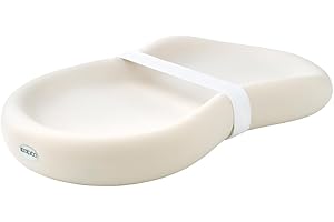 Keekaroo Peanut Changer Vanilla – The Original Made in USA easy-to-clean changing pad and The only shell over foam, fully imp