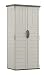 Suncast Vertical Outdoor Storage Shed for Backyards and Patios 20 Cubic ft Capacity for Tools and Garden Accessories, 22 cu, Vanilla and Stoney primary