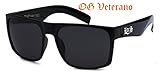 Classic Old School Super Dark Lens Locs Sunglasses-8loc91081-bk