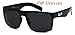 Classic Old School Super Dark Lens Locs Sunglasses-8loc91081-bk