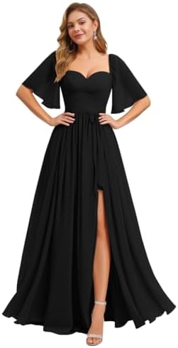 multiway bridesmaid dress amazon Amazon.com: Infinity Dresses A Line Bridesmaids Dress Satin Wedding Guest Dresses for Women Wrap Dress Long Maxi Convertible Multiway Dresses with Slit USCS Black : Clothing, Shoes & Jewelry