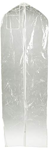 Wedding Dress Bag - Garment Bag For Long Dresses and Gowns -72"x24", 10" Gusset - Thumbnail 4