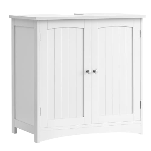 VASAGLE Waschbeckenunterschrank, 2 Türen, 40 x 70 x 70 cm