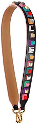 Cowhide Leather Flower Replacement Interchangeable Shoulder Strap with Swivel Hook for Handbags Purse Bags
