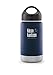 Klean Kanteen Wide Mouth Double Wall Insulated Water Bottle with Loop Cap, Deep Sea, 12-Ounce