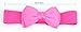Aivtalk Solid Bow knot Women's Buckle Stretch Waist Belt Cinch, Deep Pink, Length: 23.62~31.50inch Width: 1.57inch