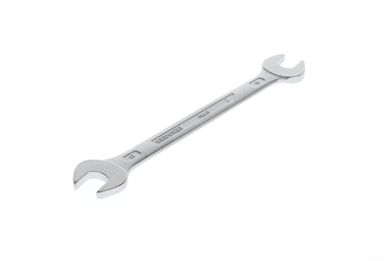 Gedore 6-11X13 11 x 13 mm D3110 Double Open Ended Spanner - Silver