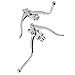 Baosity 1 Pair Vintage Road Bike Safety Dual Brake Levers Racing Mountain Bicycle Drop Bars 22.2mm Handbrakesthumb 4