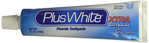 Plus White Toothpaste Xtra Whitening Mint Paste 3.5 Ounce (103ml)