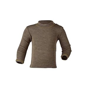 Baby Pulli, wol zijde, engel natuur, Gr. 62/68 – 110/116, 2 kleuren