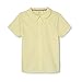 French Toast Girls' Short Sleeve Peter Pan Collar Blouse (Standard & Plus), Yellow, 16.5P