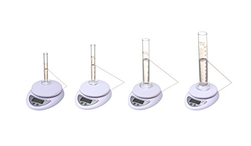 Glass Graduated Measuring Cylinder Set 5ml 10ml 50ml 100ml Glass with Two Brushes