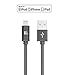 LAX iPhone Charger Lightning Cable - MFi Certified Durable Braided Apple Lightning USB Cord for iPhone 11/11 Pro Max/XS Max/X/iPad, iPod & More 2 Pack