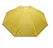 Yellow Umbrella Hat Headwear for Fishing Sun Rain for Adults Kids