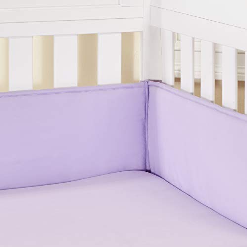 EVERYDAY KIDS Crib Bumper Pads 4Piece Safe Padded Crib Liner