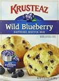 Krusteaz Wild Blueberry Muffin Mix, 17.1-Ounce Box