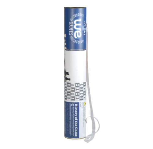 WE Games Roll-up Travel Chess Set in Carry Tube with Shoulder Strap - A Great Beginner Chess Set