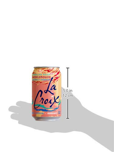 LACROIX, SPARKLING WATER, PAMPLEMOUSSE GRAPEFRUIT, 12 FL OZ (PACK OF 12)