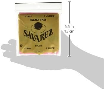 Savarez 655867 - High Tension Strings, Red Nylon, Silver Bass Strings, 520P2 Standard Tension - Image 4