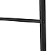 Brightech - Mila Decorative Ladder- Sturdy Metal and Wood Accessory for Indoor Outdoor Garden Porch Patio - Jet Black