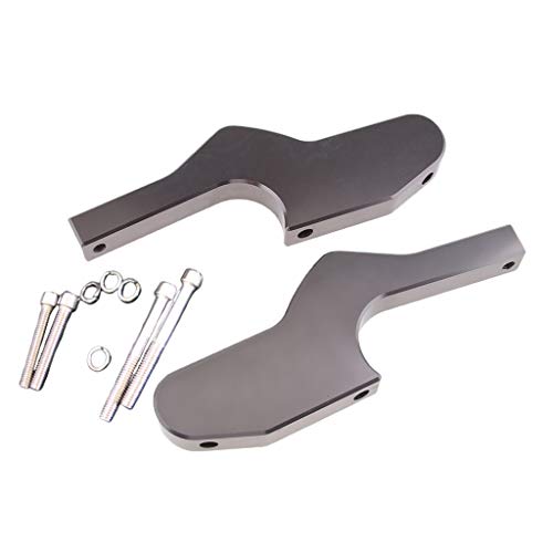 gazechimp Voetsteunverlenging Verlengde Voetsteunen Achter voor Vespa GTS 300ie Super Touring - Titanium - Afbeelding 6