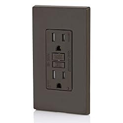 Leviton Dual-Function AFCI/GFCI Outlet, 15