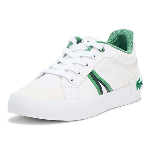 Lacoste Unisex-Child Infant’s Lerond Sneaker (Retired Edition), Azurine Blue/Privet/Mother of Pearl/Niagara Blue, 9.5