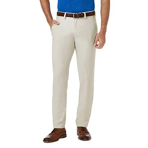 Haggar Men's Cool 18 Pro Slim Fit Flat 