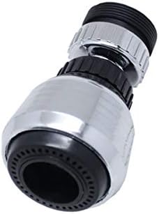 360 Degrees Rotating Bathroom Water Spray Aerator, Wrewing, for Kitchen, Bathroom Faucet, 2-Function Faucet Bubbler. (1Pack)