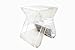Baxton Studio Carlina Acrylic Stool/End Table, Clear