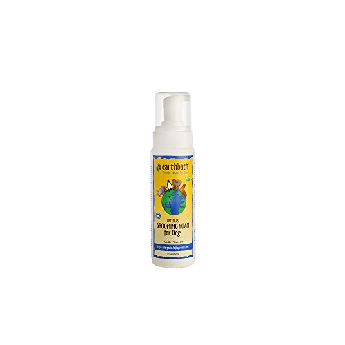 Earthbath Hypo-Allergenic Waterless Grooming Foam for Dogs, 8-Ounce