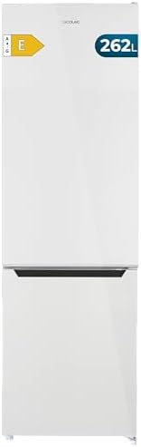 Bolero CoolMarket Combi 262 White E PureFresh Kit Frigorífico Combi de 262 litros. 176 cm de altura, 54 cm de largura, baixo consumo, LED interior, portas reversíveis, controlo eletrónico