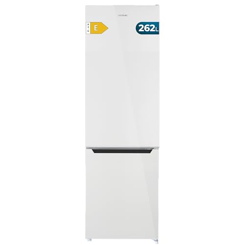Frigorífico Combi de 262 Litros Bolero CoolMarket Combi 262 White E PureFresh Kit. 176 cm de Alto, 54 cm de Ancho, Bajo Consumo, LED Interior, Puertas Reversibles, Control Electrónico