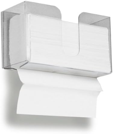 TrippNT 51912 Dual Dispensing Paper Towel Holder, 150 Multi-Fold Paper Towel Capacity and Peelable Protective Film