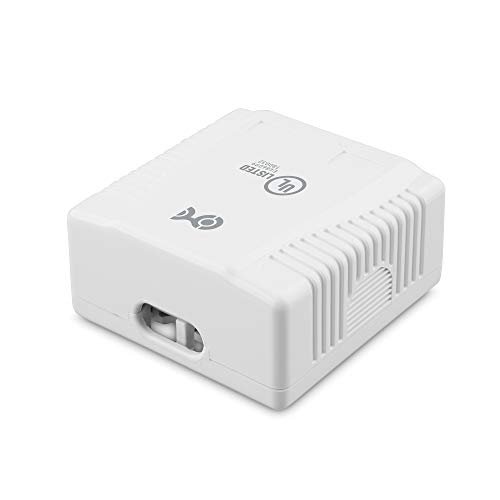 Cable Matters UL Listed Cat6 5Pack RJ45 Surface Mount Box 2 Port in