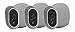 3 x Silicone Skins Compatible with Arlo HD - 100% Wire-Free Cameras — by Wasserstein (Grey) (NOT Compatible with Arlo Pro, Arlo Pro 2)