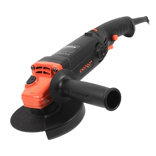 Angle Grinder GL-125S 125mm 860W - Variable Speed 4000-11000 RPM, Soft Start, 3m Cable, M14 Thread, Auxiliary Grip, RS Dust Protection, by Dnipro-M