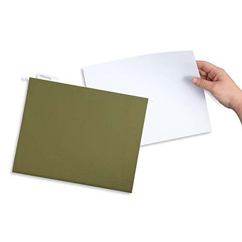 Blue Summit Supplies 25 Hanging File Folders, Reinforced Hanging