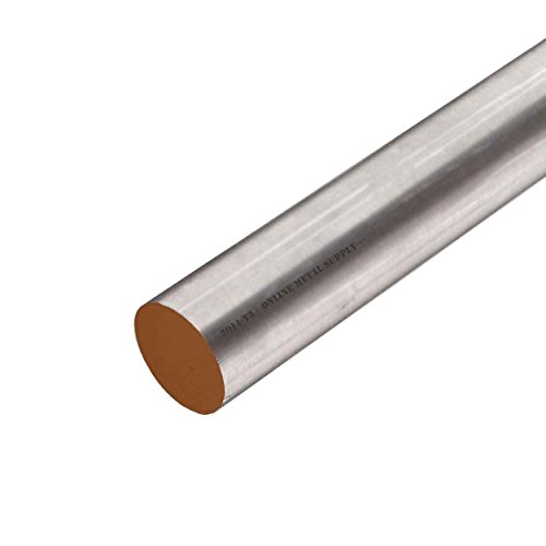 Online Metal Supply 2011-T3 Aluminum Round Rod, Diameter: 0.313 (5/16 inch), Length: 48 inches, (3 Pack)