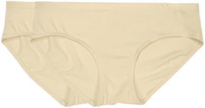 Ecoland Women's Organic Cotton Bikini Panty (2 pcs/pack) - Made in USA - Natural Only