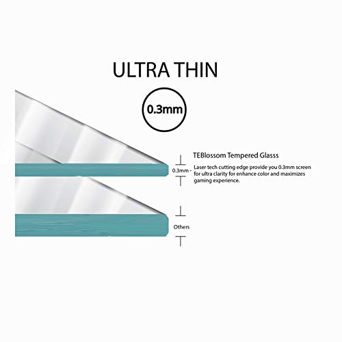 [2-Pack] Nintendo Switch Screen Protector, TEB [Tempered Glass] [9H Hardness] [Touch Sensitive] [0.3mm Ultra Thin] [Ultra Clear] [Heat Resistance] [Anti-Scratch, Anti-Fingerprint] [Shatter proof] - Thumbnail 4