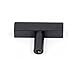 Peaha T Knobs for Cabinets - Black Drawer Knobs 5 Pack PHJ22BK - Kitchen Cabinet Knobs