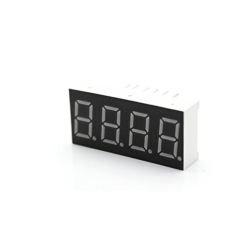 LED 4-Digit Digital Display 7 Segments 0.56" Mini Module Common Cathode for Clock Timer Displays from Optimus Electric
