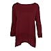 SUNNOW Women's Classic O-Neck Half Sleeve Loose Fitting Casual T-Shirt