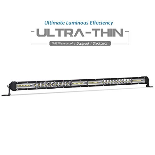 Rigidhorse 20 inch Single Row LED Light Bar 120W 12000LM Spot & Flood Beam Combo Light Bar Off Road Fog Driving Light Work Light for Jeep Pickup Ford Trucks Boat, 1 Year Warranty