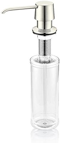 Soap Dispenser, Aoleca Stainless Steel Kitchen Sink Countertop Foam Dispenser Bottle Built in Hand Soap Dispenser Pump