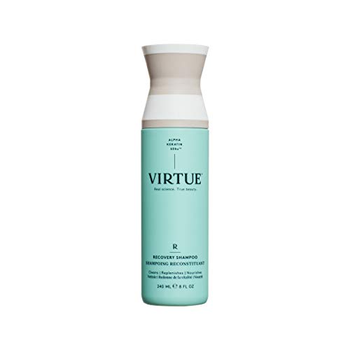 VIRTUE Recovery Shampoo 8 FL OZ | Alpha Keratin Repairs Dry, Damaged Hair | Sulfate Free, Paraben Free, Color Safe
