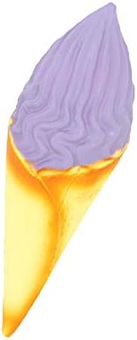 Soft Serve Ice Cream with Grape Scent Squishy Super Slow Rising Great for Gift, Toy or Collectible toy (Purple)
